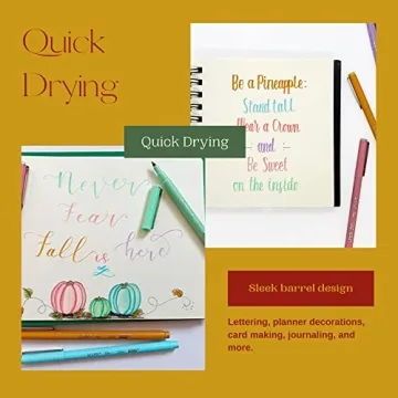 Marvy Uchida Le Pen Flex 24 Colors - Vibrant Brush Pens for Artists