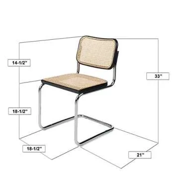 Cesca Cane Cantilever Chair - Modern Design & Comfort
