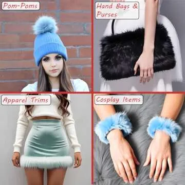 Barcelonetta Faux Fur Fabric for Sewing and Crafts - Pre-Cut