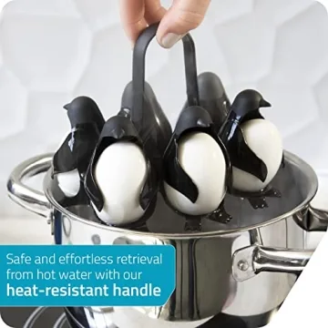 Peleg Design Penguin Egg Holder for Boiling & Storing Eggs