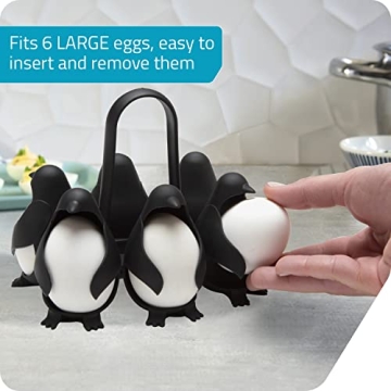 Peleg Design Penguin Egg Holder for Boiling & Storing Eggs