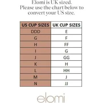 Elomi Cate Underwire Full Cup Bra for Plus Sizes
