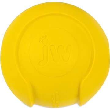 JW Pet Company iSqueak Bouncin' Baseball Dog Toy, Medium (Colors Vary)
