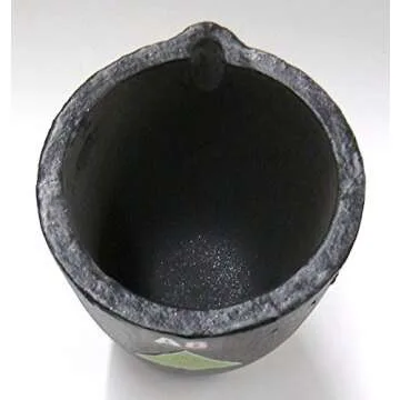 Salamander CRUIBLES A-8 Clay Graphite Melting Crucible Furnace MELT Silver Brass (LZ 8 UPS 10X10X10) NOVELTOOLS