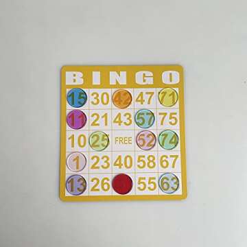 FREE MARKET 1200 Bingo Chips Semi Clear Transparent Colors | Board Game Pieces | Bingo Markers| 3/4 inch Bingo Supplies