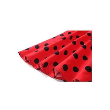 Topdress Women'sVintage Polka Audrey Dress 1950s Halter Retro Cocktail Dress