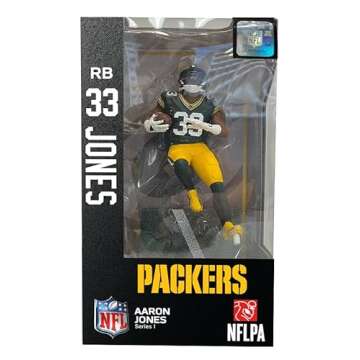 NFL Aaron Jones 6" Figure - Imports Dragon Green Bay
