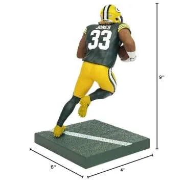 NFL Aaron Jones 6" Figure - Imports Dragon Green Bay