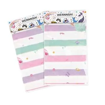 WERNNSAI Ice Cream Party Table Cover - 2PCS 54” X 108” Disposable Rectangular Plastic Tablecloth Ice Cream and Popsicle Themed Party Supplies Kids Girls Birthday Baby Shower Wedding Party Decorations