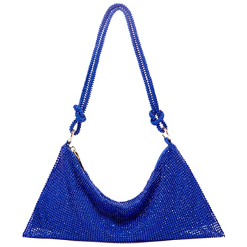 Sparkling Rhinestone Hobo Bag - Luxurious Evening Purse for Women