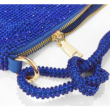 Luxurious Rhinestone Hobo Bag Sparkling Evening Purse Women