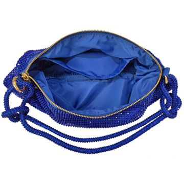 Luxurious Rhinestone Hobo Bag Sparkling Evening Purse Women