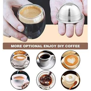 Reusable Vertuoline Capsules for Rich Coffee Enjoyment