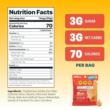 Shameless Snacks Chili Mango Fire - Low Carb Gummies
