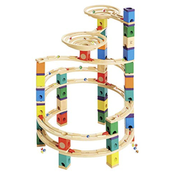 Hape Wooden Quadrilla Marble Run Vertigo 134-Piece STEM Toy