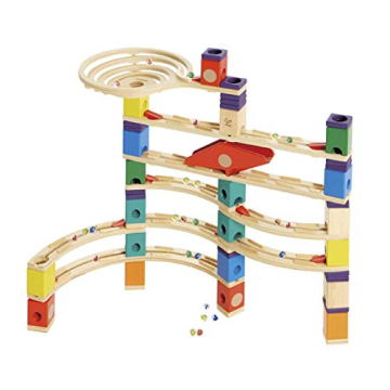 Hape Wooden Quadrilla Marble Run Vertigo 134-Piece STEM Toy