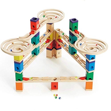Hape Wooden Quadrilla Marble Run Vertigo 134-Piece STEM Toy