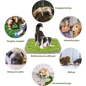 Bakumon Snuffle Mat for Interactive Dog Feeding Fun