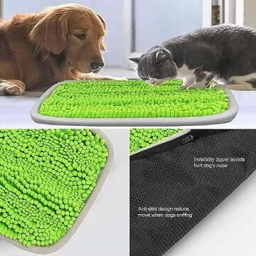 Bakumon Snuffle Mat for Interactive Dog Feeding Fun