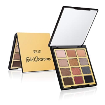 Milani Bold Obsessions Palette 12 Jewel-Tone Eyeshadow Colors
