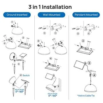 Linkind Comet Solar Pendant Light for Outdoor Decor