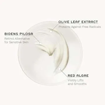 REN Clean Skincare - Bio Retinoid Youth Cream - Natural Retinol Alternative Firming Face Moisturizer for Sensitive Skin, Cruelty-Free & Vegan, 1.7 fl oz