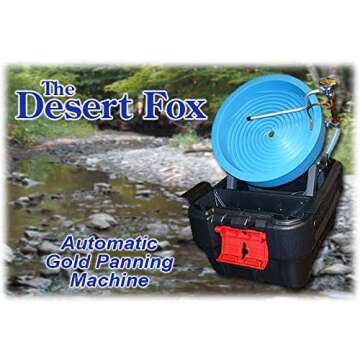 Desert Fox Automatic Gold Panning Machine - Variable Speed - Gold Mining Equipment (Desert Fox)