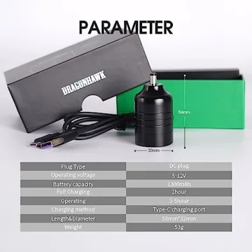 Dragonhawk Wireless Tattoo Pen Kit for Artists & Beginners