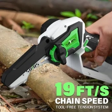 SOYUS Cordless Pole Saw & Mini Chainsaw - Powerful & Convenient
