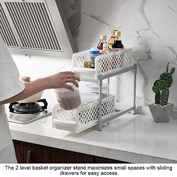 Efficient Moryimi 2 Tier Under Sink Organizer for All Spaces