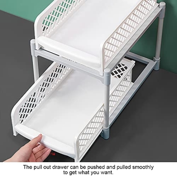 Efficient Moryimi 2 Tier Under Sink Organizer for All Spaces