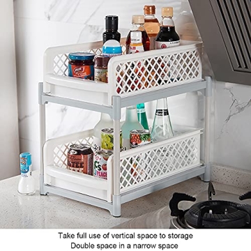 Efficient Moryimi 2 Tier Under Sink Organizer for All Spaces