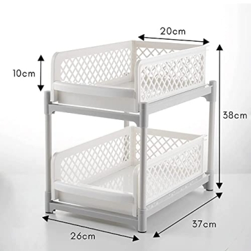 Efficient Moryimi 2 Tier Under Sink Organizer for All Spaces
