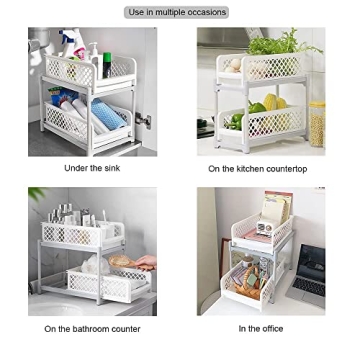Efficient Moryimi 2 Tier Under Sink Organizer for All Spaces