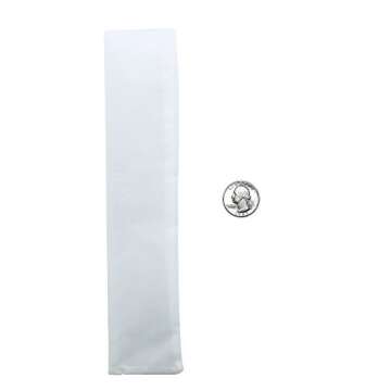 The Press Club 37 Micron 2.5" x 9" Premium Nylon Tea Filter Bags 25 Pack
