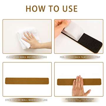 Bulletin Board Cork Board Cork Boards for Walls Cork Board for Office Pin Board Bulletin Boards for Walls (Brown)