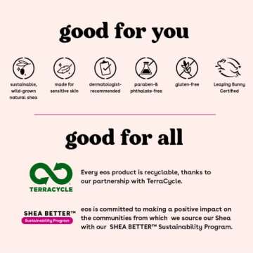 EOS Limited Edition Holiday Lip Balm, Raspberry Cloud & Blackberry Bellini, All-Day Moisture, Made for Sensitive Skin, 0.14 oz, 2-Pack, Clear