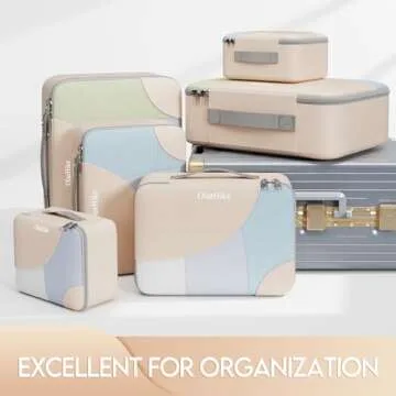 OlarHike 6 Set Stylish Packing Cubes for Travel