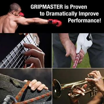 Prohands Gripmaster Hand Exerciser, Finger Exerciser (Hand Grip Strengthener), Spring-Loaded, Finger-Piston System, Isolate and Exercise Each Finger, (5 lb Light Tension, Blue-Gripmaster)