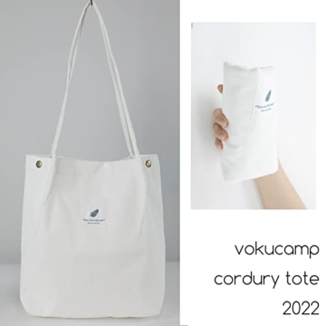 VOKUCAMP Corduroy Tote Bag for College Women Stylish Daily Use