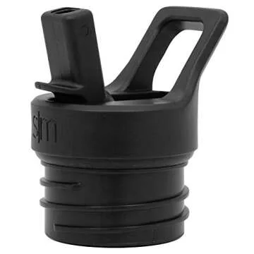 Simple Modern Water Bottle with Narrow Mouth Straw Lid Metal Thermos Vacuum Insulated Stainless Steel l Reusable Leak Proof BPA-Free Flask | Ascent Collection | 20oz, Ocean Geode