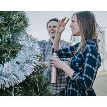 Simple Modern Water Bottle with Narrow Mouth Straw Lid Metal Thermos Vacuum Insulated Stainless Steel l Reusable Leak Proof BPA-Free Flask | Ascent Collection | 20oz, Ocean Geode