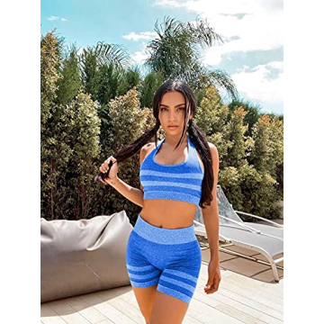 Buy KINBOR Women's Yoga Set: Seamless Bras & Shorts