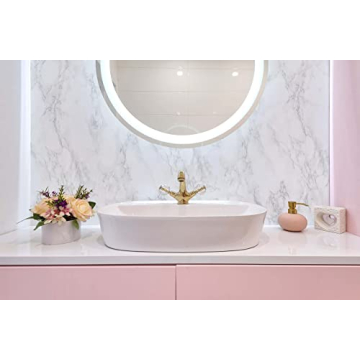 Elegant Heroad Marble Contact Paper for Home Decor