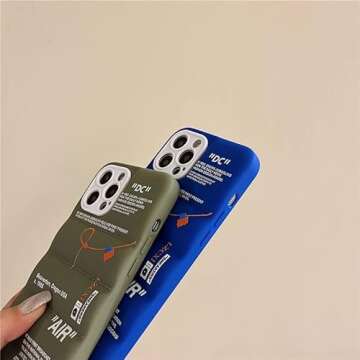 Brooker Hot Off Sports Shoes Brand Phone Puffer Case Puffy Cover for iPhone 13 12 Mini 11 X XS Max XR 7 8 Plus Sneakers ins White or Black Label Soft Cover-White for iPhone 12PROMAX