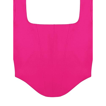 Trendy Long Sleeve Bustier Top for Parties and Outings