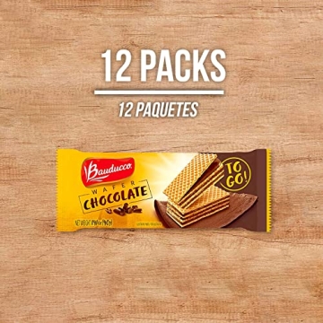 Bauducco Mini Crispy Wafer Cookies - 12 Count Pack