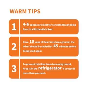 All Metal Grain Mill Attachment for Kitchenaid Stand Mixer