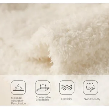 Kelabia Women Fuzzy Socks Cozy Thick Slipper Socks