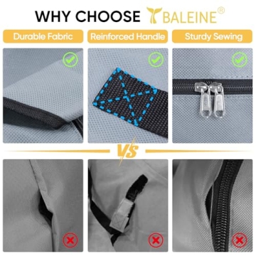 Wreath Storage Bag 2 Pack, Durable Christmas Storage